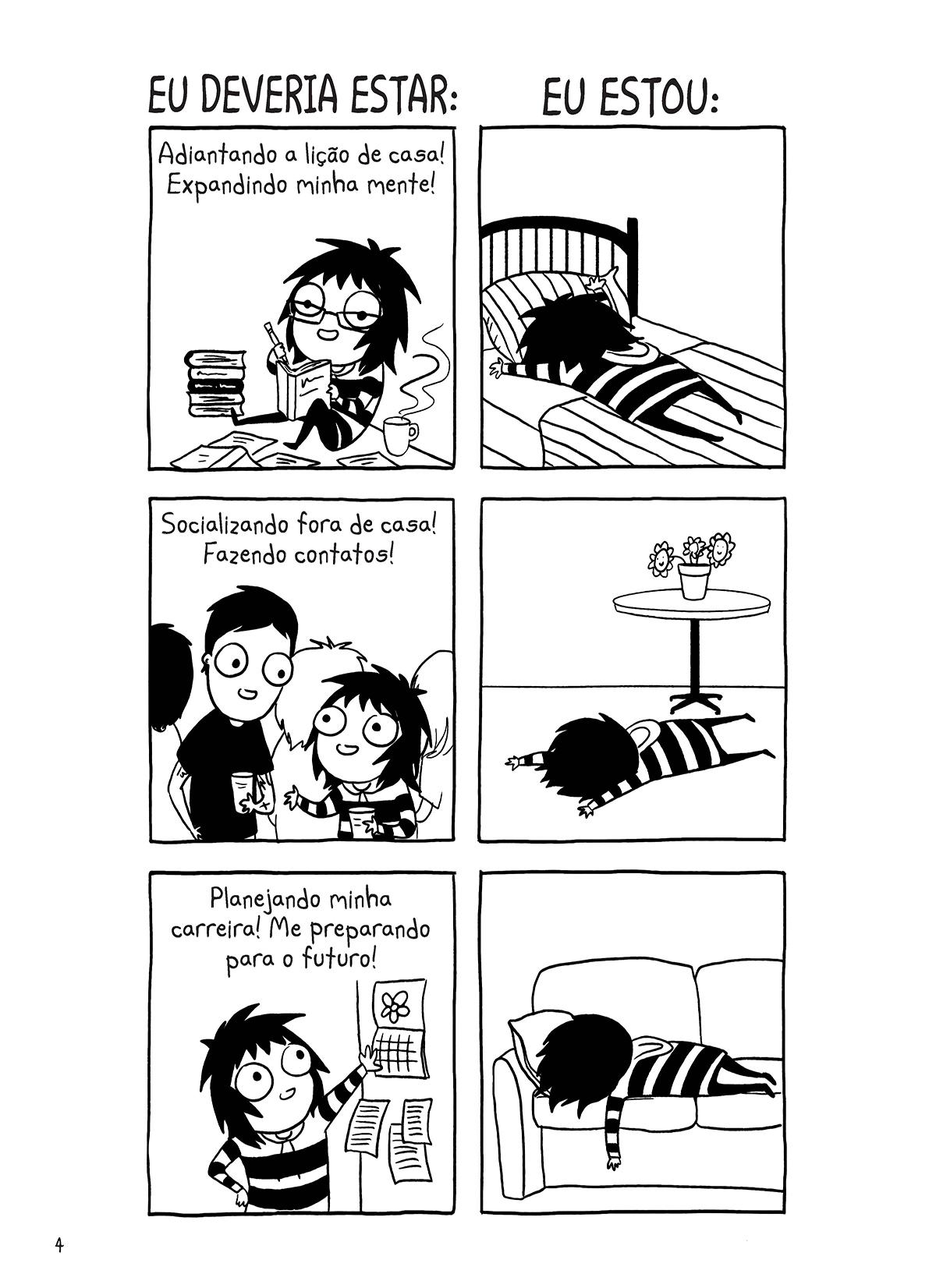 Livro 'Ninguém vira adulto por verdade' por Sarah Andersen