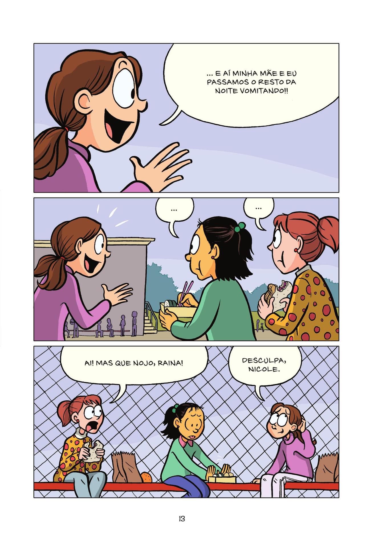 Livro 'Coragem' por Raina Telgemeier