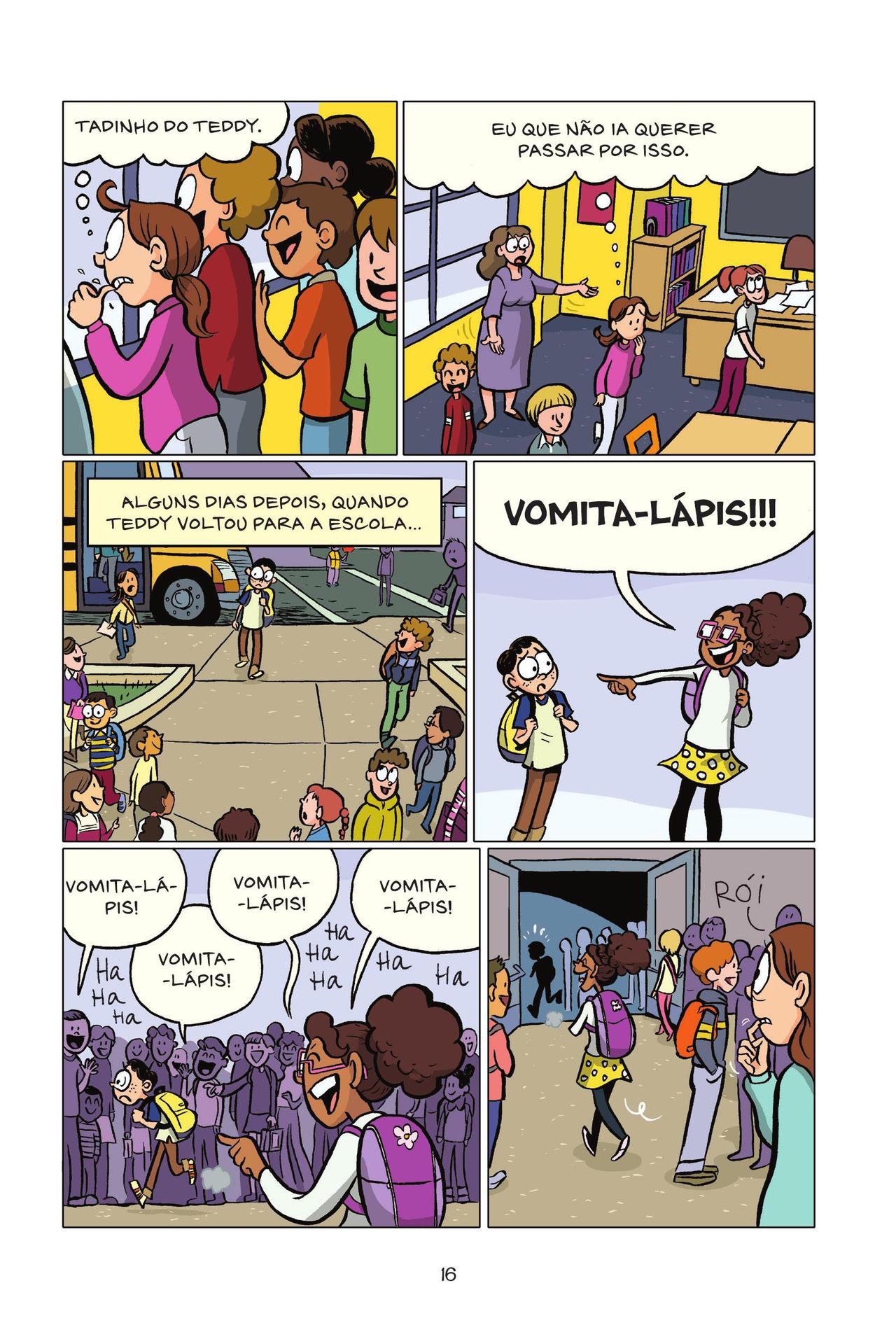 Livro 'Coragem' por Raina Telgemeier