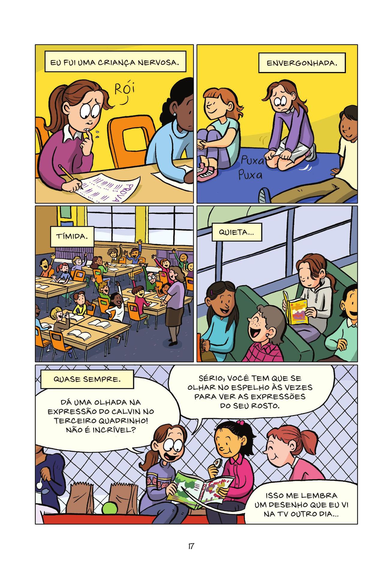 Livro 'Coragem' por Raina Telgemeier