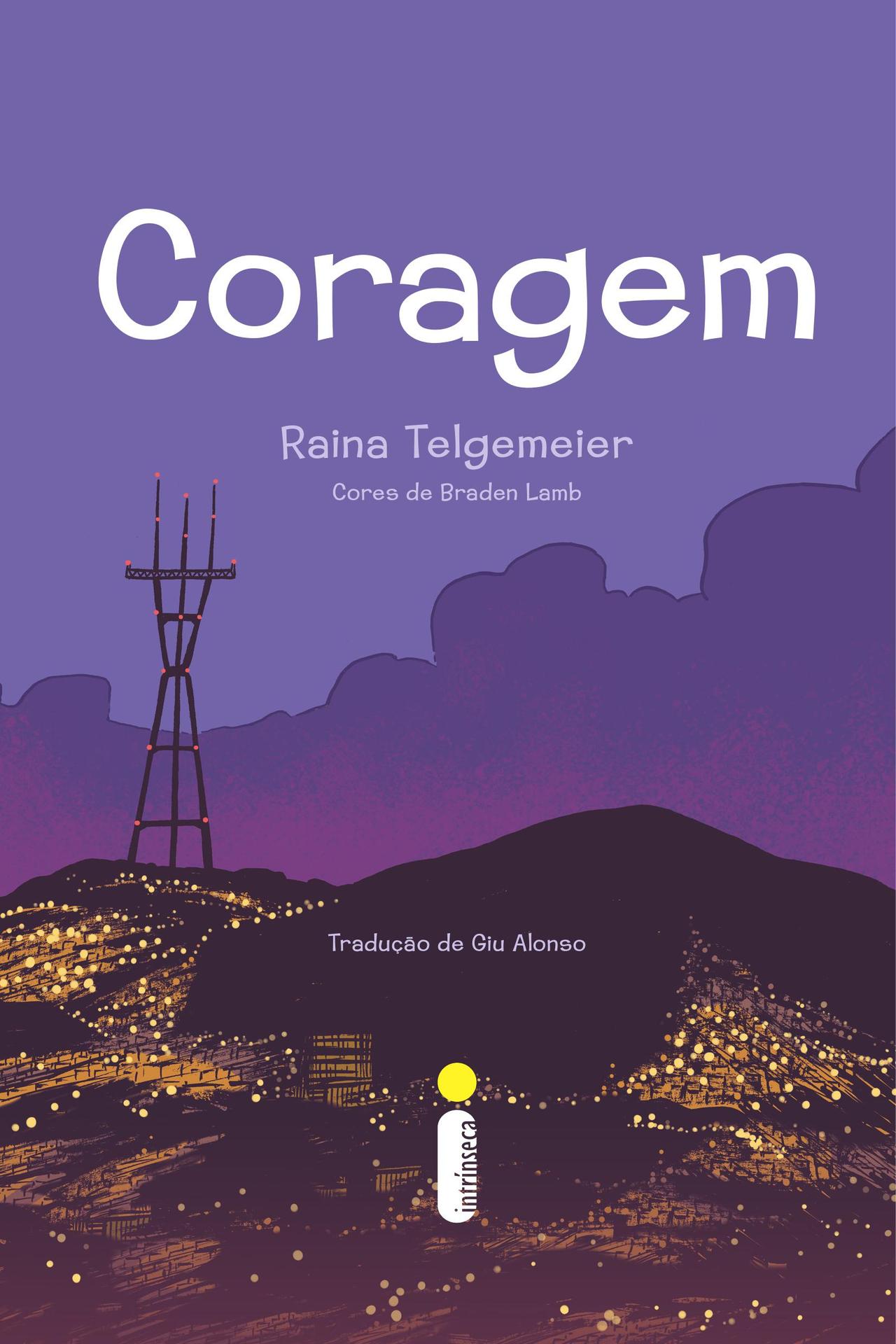 Livro 'Coragem' por Raina Telgemeier