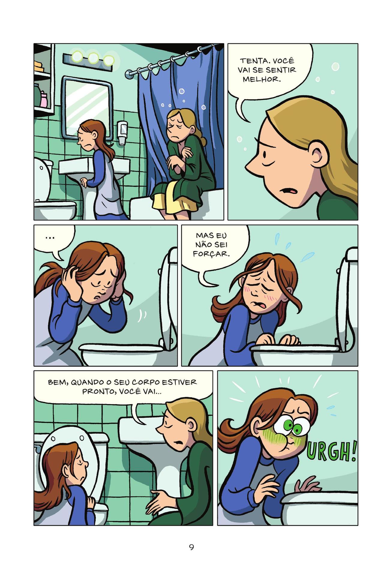 Livro 'Coragem' por Raina Telgemeier